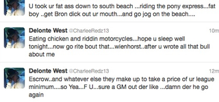 Illustration for article titled Delonte West Had A Twitter Meltdown